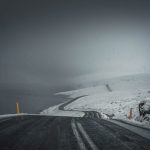 Driving in Iceland in winter